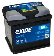 Batterie de voiture EXIDE 50Ah/450A  PEUGEOT 206 1.4 i