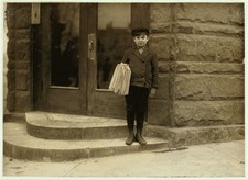 Sunday Morning,Morris Hurowitz,Hartford,Connecticut,Newsboy,Child Labor,1909