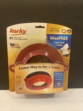 Korky Universal Wax Free Toilet Bowl Seal Hardware Kit Model: 6000 NEW