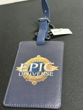 Retired Universal Studios Epic Universe Luggage Tag From Preview Center NWT