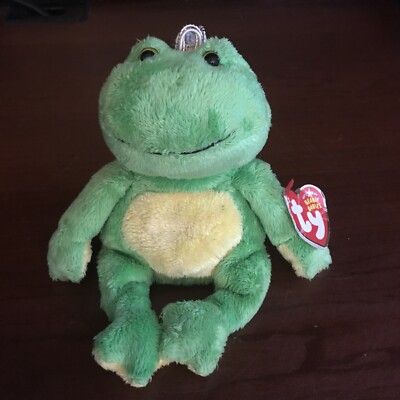 Charm the Frog Prince Ty Beanie Baby with Tag