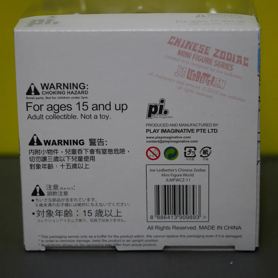 Joe Ledbetter x Play Imaginative Chinese Zodiac Series OX Cow 3.5" Vinilo 2010 Foto 3 de 4