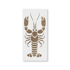 Lobster Stencil - Durable & Reusable Mylar Stencils