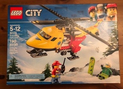 lego city ambulance helicopter 60179 building kit
