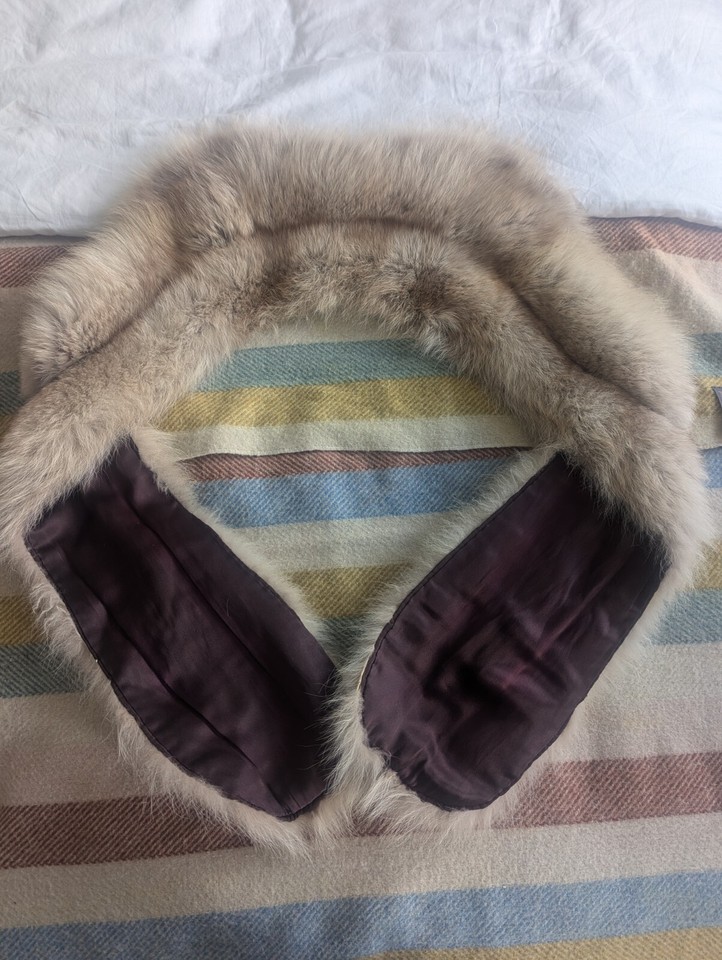 vintage real fur stole eBay
