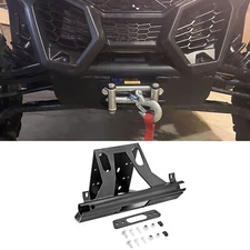 WSAYS Front Bumper Winch Heavy Mount Plate Kit For Can-Am Maverick X3 Max DS RS