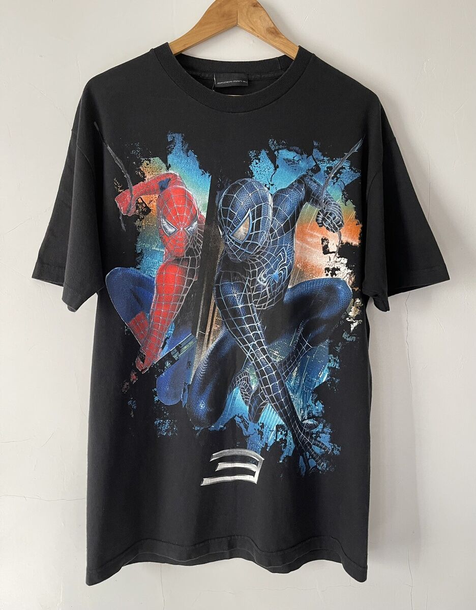 Vintage Marvel Spider-Man III Movie Promo T-Shirt (size L-XL Vintage Marvel Spider-Man III Movie Promo T-Shirt (size L-XL