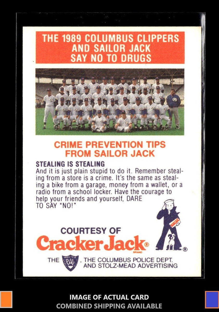 1989 Columbus Clippers Police #21 Bobby Green Columbus Clippers