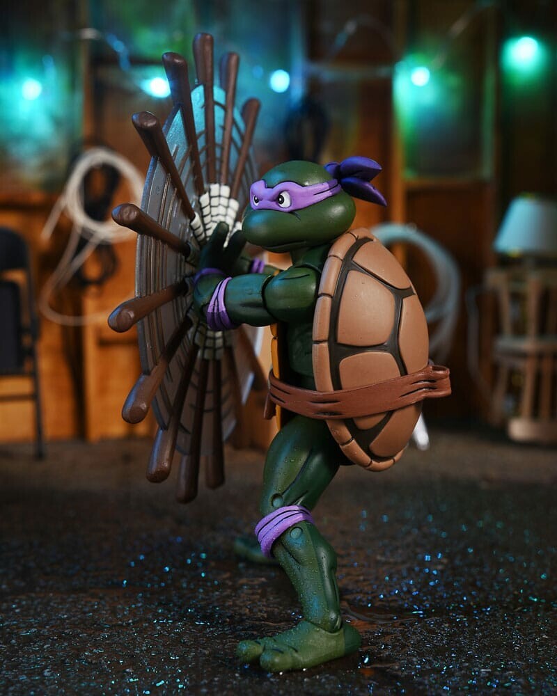 TMNT - Ninja Turtles Cartoon VHS - Donatello Ultimate Action Figure Neca