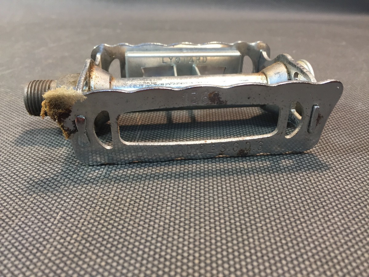 Pédales pour vélos anciens, vintage ou fixie, acier, alu