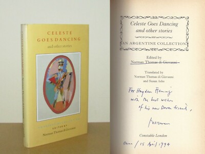 Norman Thomas di Giovanni Celeste Goes Dancing and Other Stories Signed 1st/1st