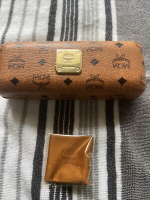 MCM BROWN SMALL CASE CLOTH AUTHENTIC OPTICAL EYEGLASSES | eBay display picture 1