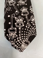 Julep Blk/white KEYS MENS Skinny Tie Madness SKM3343 LOWEST PRICE