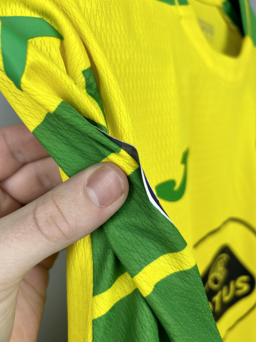 Norwich City 2021 2022 Home Soccer Football Jersey Joma Size S | eBay