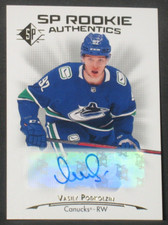 Vasily Podkolzin 2021-22 SP Rookie Authentics Autograph #107 Canucks Oilers