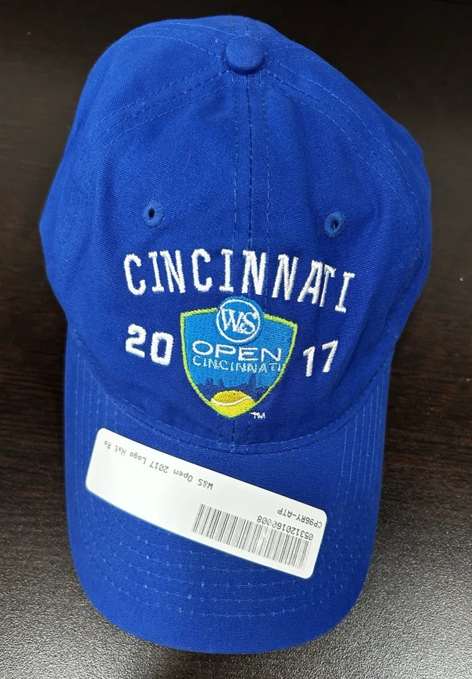 Теннисная открытая регулируемая кепка Cincinnati 2017 W&S черная или синяя унисекс хлопок - Изображение 3 из 4