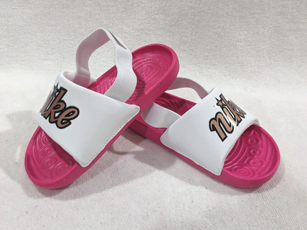Nike slides sales toddler girl