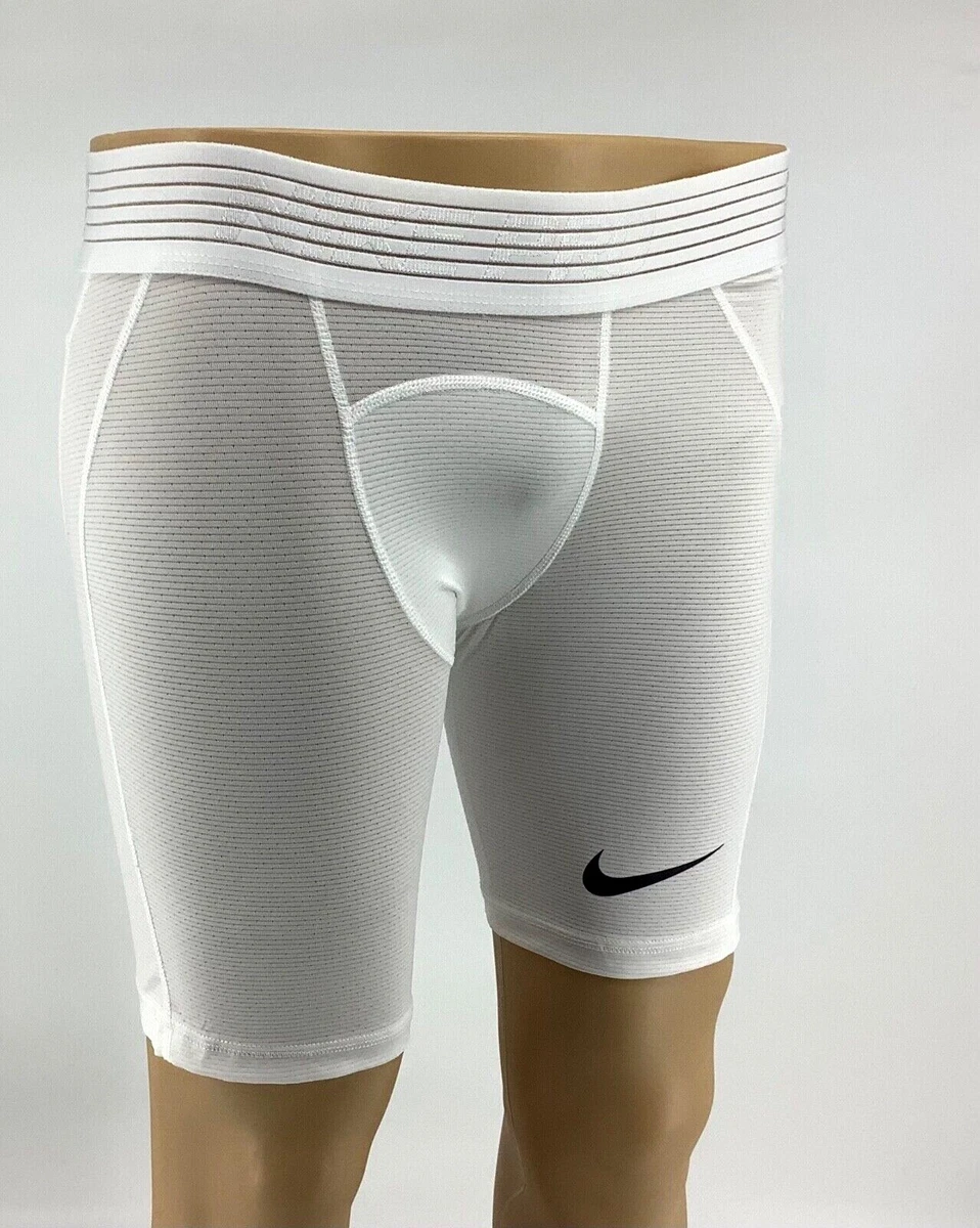 Nike Pro HYPERCOOL Men's Compression Shorts White 888303-100 Multiple Sizes