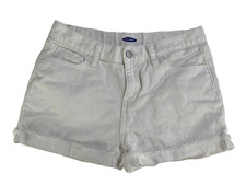 Old Navy White Denim Shorts Girls Size 16