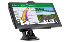 Car Truck GPS Navigation 7.2 Inch Touch Screen 2024 Maps Voice Direction