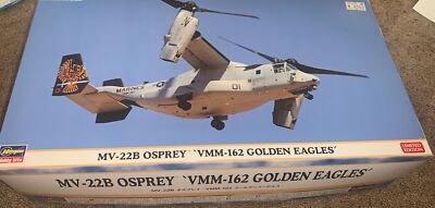HASEGAWA 1:72 MV-22B OSPREY VMM-162 GOLDEN EAGLES PLASTIC MODEL KIT LIMITED