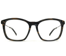 Dragon Eyeglasses Frames DR524S 017 JAKE Brown Horn Silver Square 54-18-145