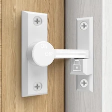 90/180 Degree Barn Door Lock Small Flip Gate Latches Hardware Door Security S...