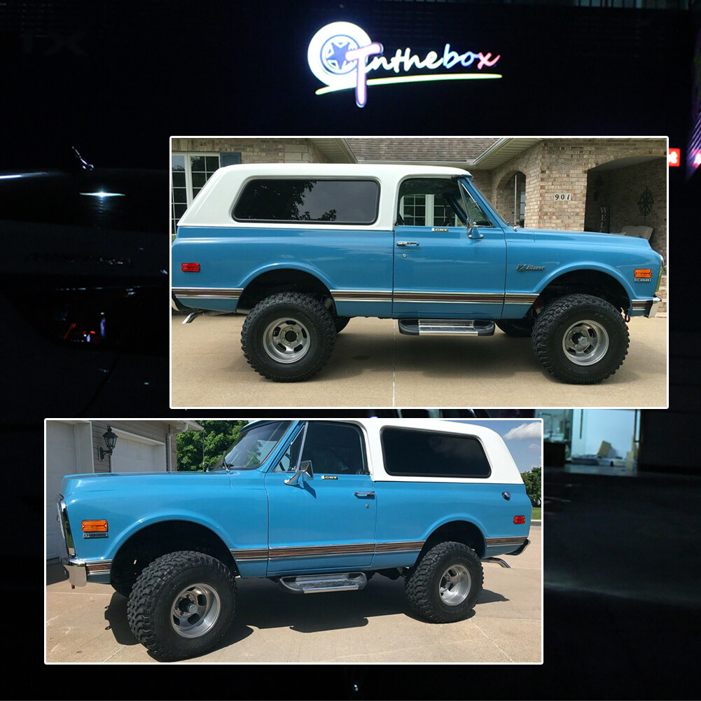 New Front & Rear Deluxe Side Marker Light Set For 68-72 Chevrolet C10 K10 Pickup