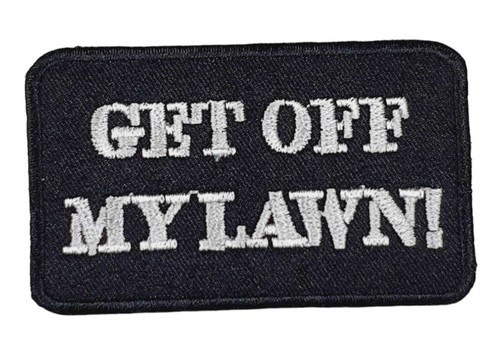 MESSAGE Famous Popular Embroidered Iron Sew On Patch message badge Biker Dress - Foto 27 di 52