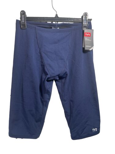 TYR Men's Durafast One Jammer Swimsuit, Size 32 Blue