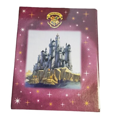 2001 Harry Potter Hogwarts Hardcover Portfolio Refillable Pad/Folder