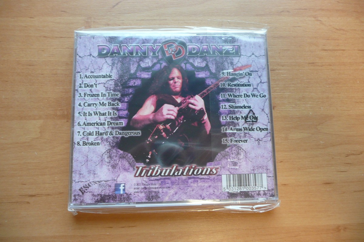 CD DANNY DANZI - TRIBULATIONS / ESCAPE MUSIC 2021 SS / MELODIC USA