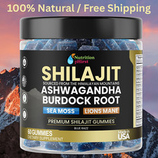 Himalayan Shilajit GOLD Gummies, Organic, Extremely 100 Natural, Fulvic Acid.