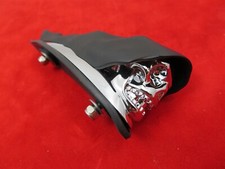 Ornament Hooded Skull Fender Trim Side Car Chrome Black Harley Bobber Chopper Ornament Hooded Skull Fender Trim Side Car Chrome Black Harley Bobber Chopper