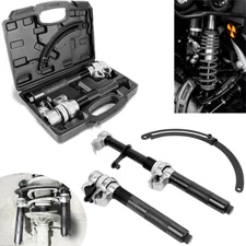 Coil Spring Strut Compressor Tool Shock Absorber with Safety Jaws Holder & Case