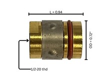 Nozzle Adapters 169-729 169729 Miller M-25/M-40 Hobart Replacement