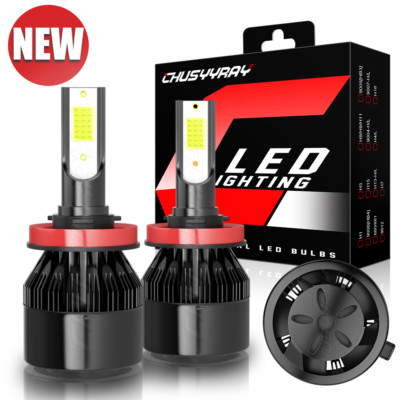 For Kia Forte 2010-2015 2016 LED Headlight High/Low Beam Bulbs Xenon White 6000K