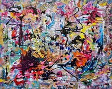 In Tune - Original Acrylic Painting on Stretched Canvas