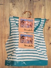 RARE VINTAGE VAN DALE BRAZILIAN CUT STRING BIKINI PANTIES AND CAMISOLE SET 6/M