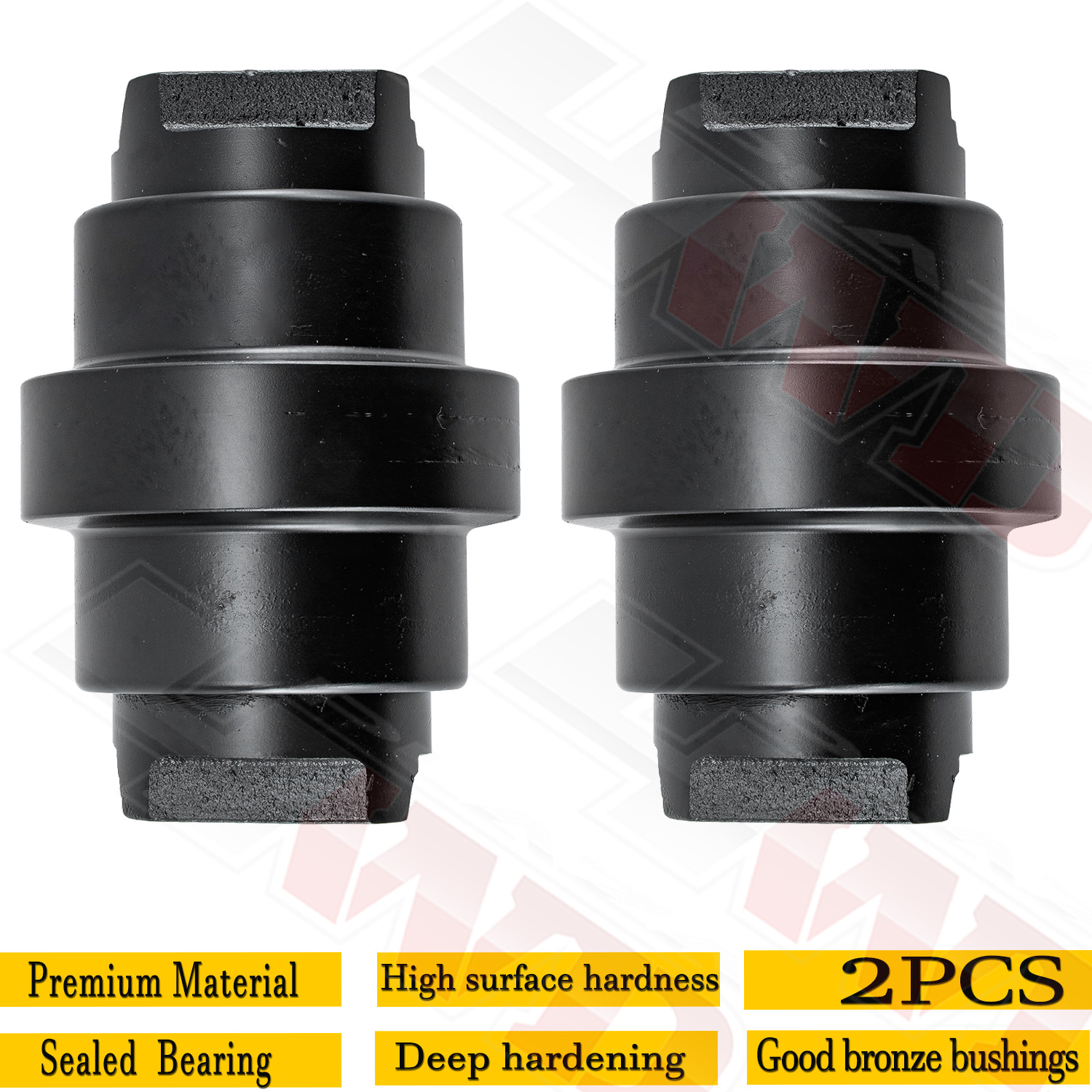 2x Bottom Roller For John Deere 50G Excavator Undercarriage Heavy Duty