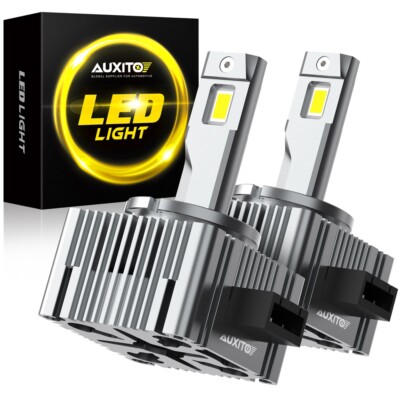 AUXITO LED Headlight Bulbs Replace D3S D3R HID Xenon White Conversion Kit 6000K