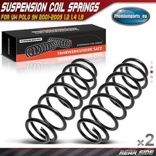 2x Coil Springs Rear Suspension for VW Polo 9N 2001-2009 RH5539 6Q0511115AC