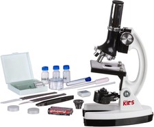 AmScope 52pc 120X-1200X Kids Starter Microsco...