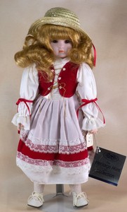 heidi porcelain doll