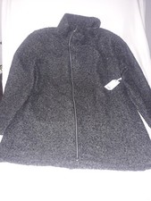 Womens Zip Up Sweater Coat Stylus Brand Size Xl Gray New With Tags