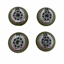 Hyper Assault XT 4 -pack 76mm 82A Inline Roller Hockey Wheels Micro Bearings