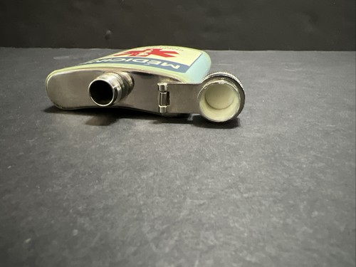 Wembley "Emergency Use Only" 4 Ounce Stainless Steel Flask Gag Gift Novelty - Picture 10 of 10