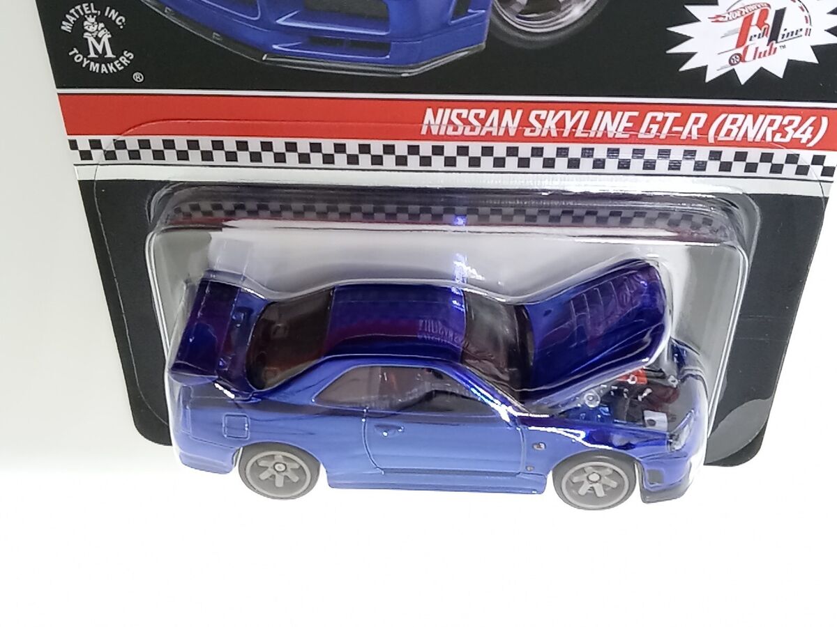 2019 HOT WHEELS RLC BLUE NISSAN SKYLINE GT-R(BNR34) #7997 2019 HOT WHEELS RLC BLUE NISSAN SKYLINE GT-R(BNR34) #7997