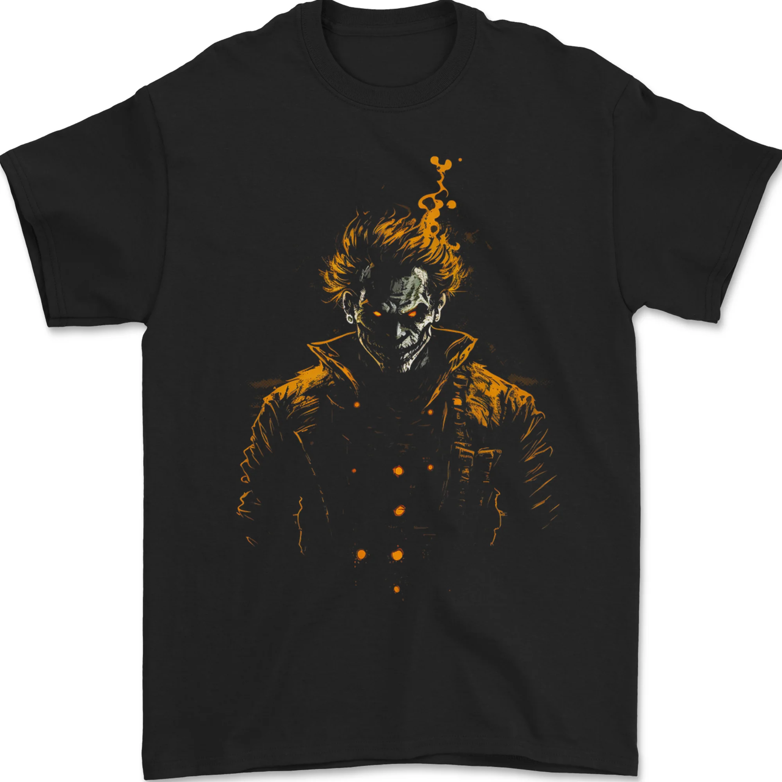 An Evil Clown Halloween Horror Mens T-Shirt 100% Cotton