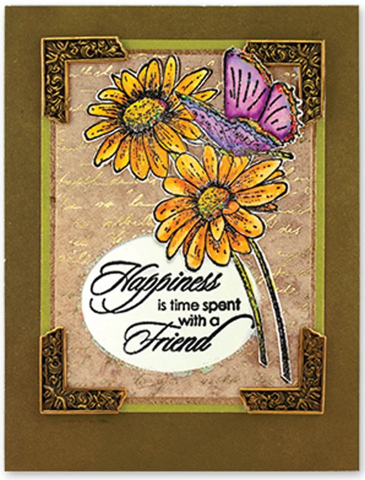 Sayings Of Gratitude,透明未安装橡皮图章套装便士黑色-全新,30-105 — 第 3/4 张图片